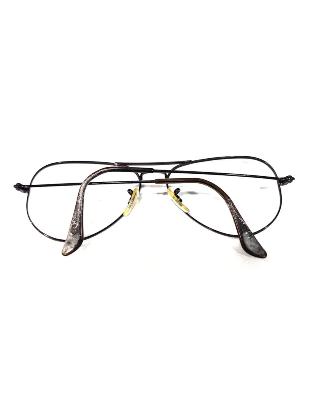 Ray Ban RB3025 014/51 Small Brown Metal Aviator Sunglasses Frame 55-14 READ